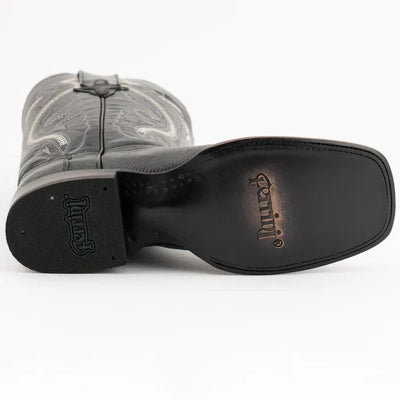 Ferrini Men's Taylor Lizard Square Toe Handcrafted - Black 1119304 6 11193-04-080-D  - from alligatorwarehouse.com