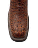 Ferrini Stampede Men's Print Crocodile Boots Handcrafted Sport Rust 4 40493-23-080-D  - from alligatorwarehouse.com