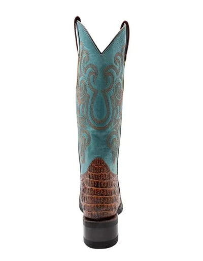 Ferrini Stampede Men's Print Crocodile Boots Handcrafted Sport Rust 2 40493-23-080-D  - from alligatorwarehouse.com