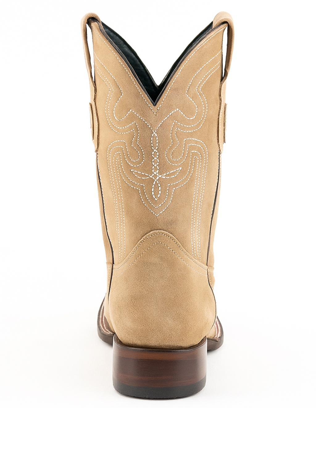 Ferrini Men's Roughrider Square Toe Boots Handcrafted - Taupe