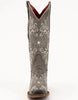 Ferrini Women's Bella Square Toe Boots Handcrafted - Grey/Smoke 8229349 4 82293-49-060-B  - from alligatorwarehouse.com