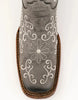 Ferrini Women's Bella Square Toe Boots Handcrafted - Grey/Smoke 8229349 2 82293-49-060-B  - from alligatorwarehouse.com