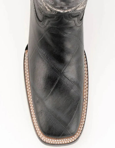 Ferrini Women's Jesse Square Toe Boots Alligator Print - Black 2 43593-04-090-D  - from alligatorwarehouse.com