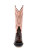 Ferrini Women's Kai Square Toe Boots Turtle Print - Chocolate 4 92593-09-060-B  - from alligatorwarehouse.com