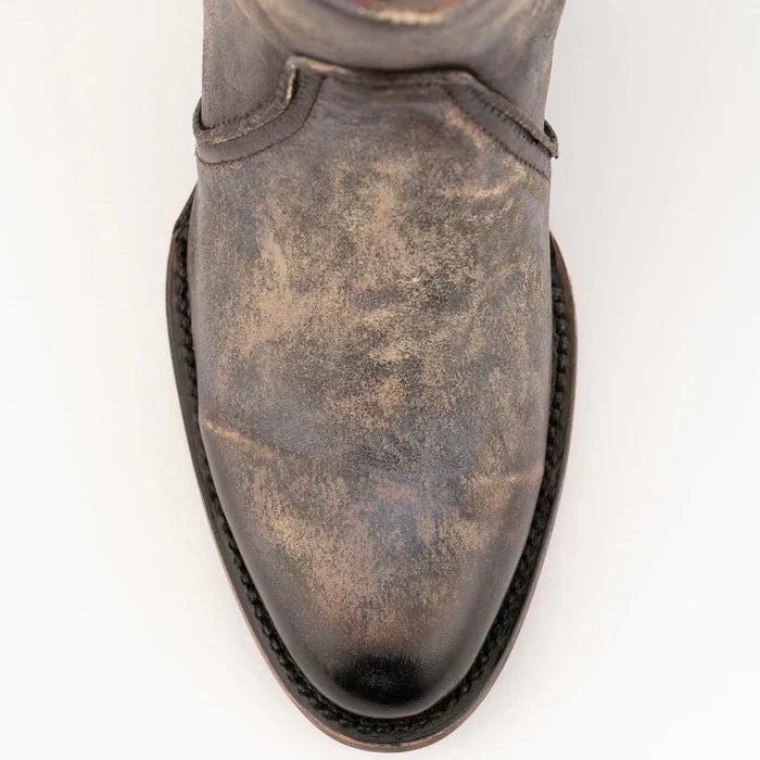 Ferrini Women's Stacey Round Toe Ankle Boots Handcrafted - Chocolate 6101152 2 61011-52-060-B  - from alligatorwarehouse.com