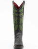 Ferrini Women's Stampede Square Toe Boots Crocodile Print - Black Boots 5 90393-04-060-B  - from alligatorwarehouse.com