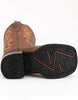 Ferrini Women's Toro Square Toe Boots Handcrafted - Brandy 8299355 6 82993-55-060-B  - from alligatorwarehouse.com