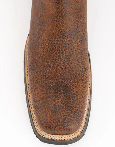 Ferrini Women's Toro Square Toe Boots Handcrafted - Brandy 8299355 3 82993-55-060-B  - from alligatorwarehouse.com