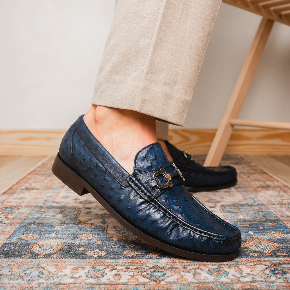 Marco Di Milano Ferrioni Navy Leather Shoe