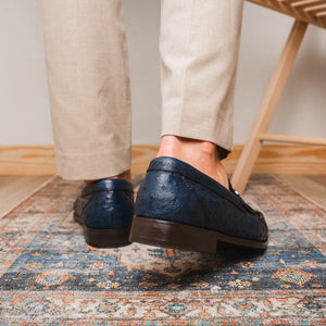 Marco Di Milano Ferrioni Navy Leather Shoe