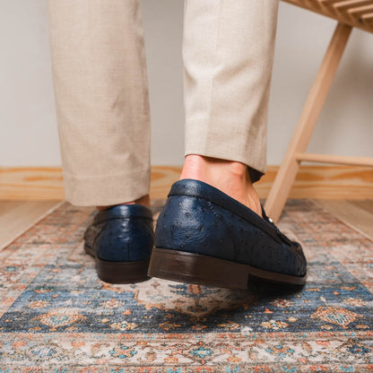 Marco Di Milano Ferrioni Navy Leather Shoe