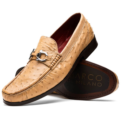 Marco Di Milano Ferrioni Ostrich Orix Bit Loafer 2 FERRIONI_OSTRICH_ORIX_8.5  - from alligatorwarehouse.com