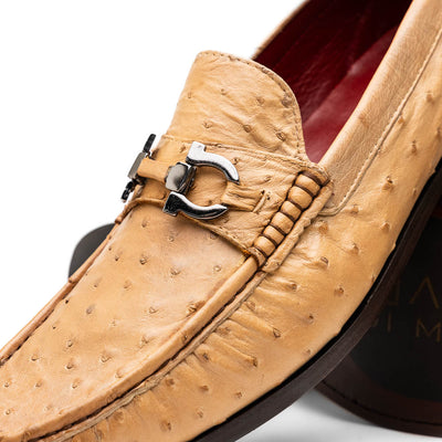 Marco Di Milano Ferrioni Ostrich Orix Bit Loafer 5 FERRIONI_OSTRICH_ORIX_8.5  - from alligatorwarehouse.com