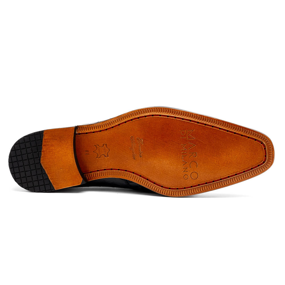 Marco Di Milano Fitipaldi Alligator Derby Black