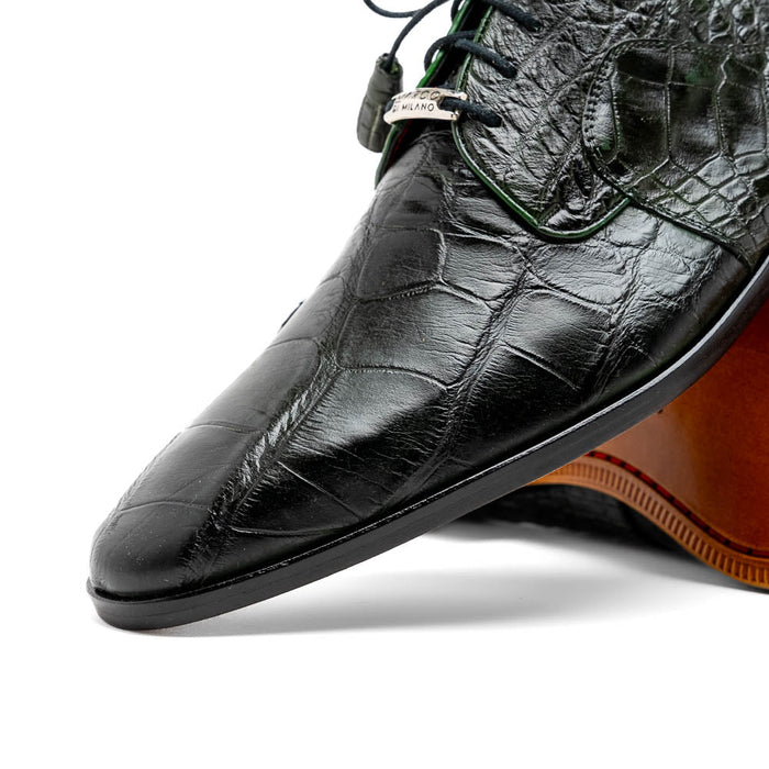 Marco_Di_Milano Fitipaldi Olive Leather Shoe