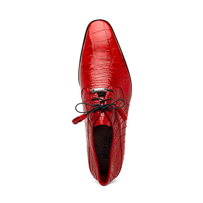 Marco Di Milano Fitipaldi Red Alligator Derby Shoe 4 FITIPALDI_ALLIGATOR_RED_8  - from alligatorwarehouse.com