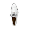 Marco Di Milano Fitipaldi  White Alligator Derby Shoe 4 FITIPALDI_ALLIGATOR_WHITE_7.5  - from alligatorwarehouse.com