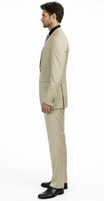 Galante Uomo Made in Italy Beige Suit