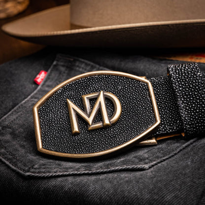 Marco Di Milano Georgia Belt Black Leather Luxury Shoe