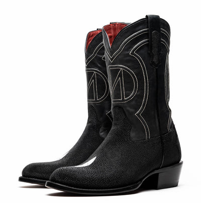 Marco Di Milano Georgia Stingray Round Toe Cowboy Boots 3   - from alligatorwarehouse.com
