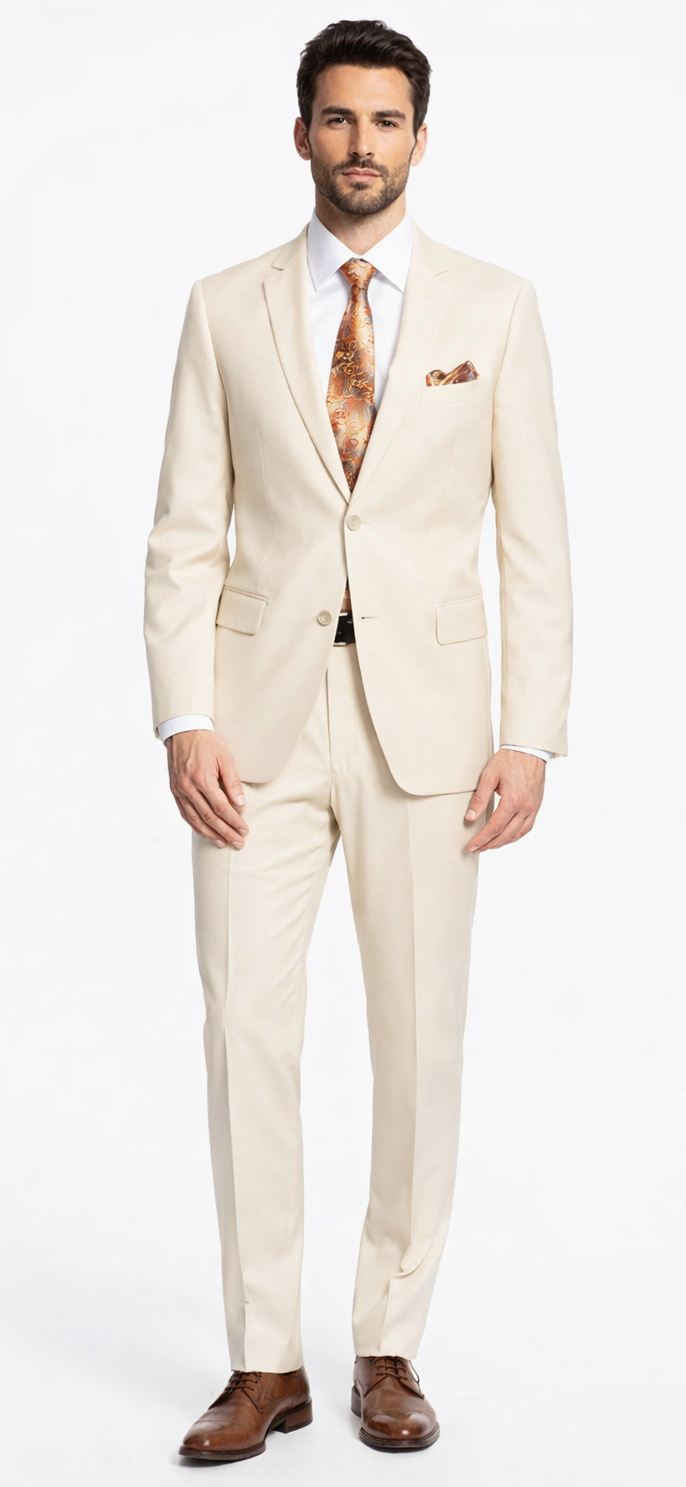 Giorgio Fiorelli Off White or Snow White Suits