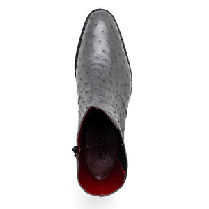 Marco Di Milano Giorgio Ostrich Quill Dress Boots Grey
