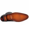 Marco Di Milano Giorgio Black Ostrich Quill Dress Boots 5 GIORGIO_OSTRICH_BLACK_8  - from alligatorwarehouse.com