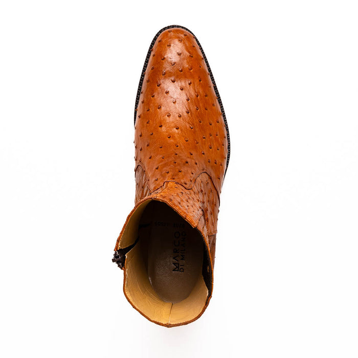 Marco Di Milano Giorgio Brandy Leather Luxury Shoe