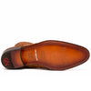 Marco Di Milano Giorgio Brandy Ostrich Quill Dress Boots 5 GIORGIO_OSTRICH_BRANDY_8  - from alligatorwarehouse.com
