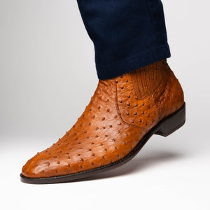 Marco Di Milano Giorgio Brandy Leather Luxury Shoe