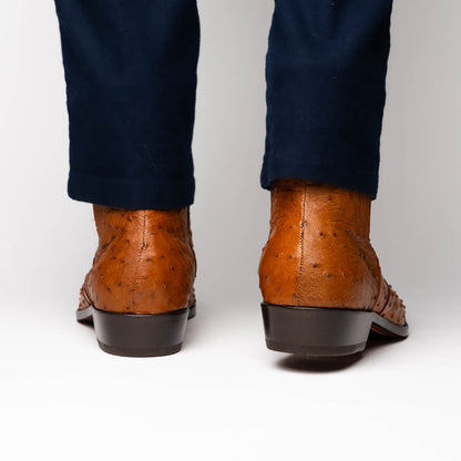 Marco Di Milano Giorgio Brandy Leather Luxury Shoe