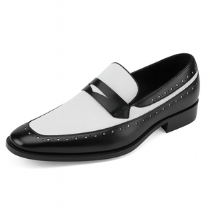 Giorgio Venturi Leather Slip-On Penny Loafers