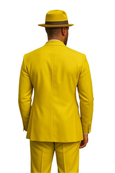 Yellow Zoot Suits - Mens Fashion Golish Yellow 1920s Vintage Look 5   - from alligatorwarehouse.com
