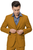 Luxury Gold Suit for Men – Double Breasted Vest & Peak Lapel Design 6   - from alligatorwarehouse.com