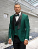 Statement Suit - Statement Italy Suit - Wool Suit - Statement Men's 3 Piece Modern Fit Tuxedo - Textured Jacket and Vest 5 JX-1013  - from alligatorwarehouse.com