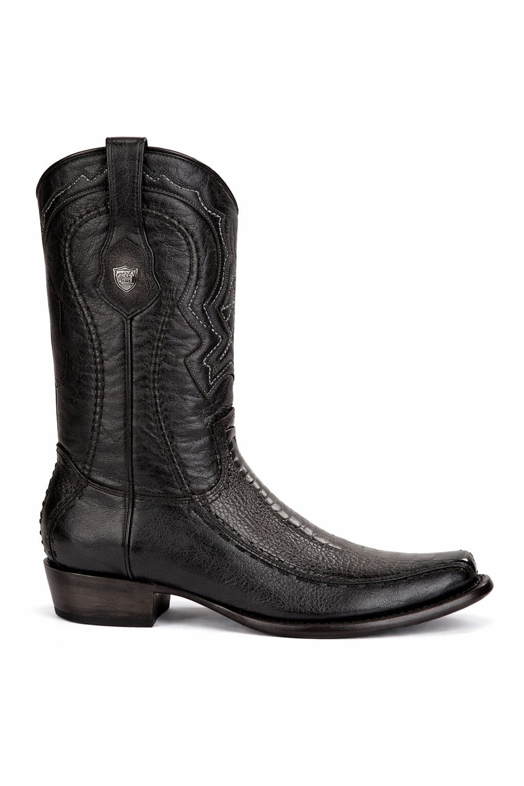 Men's Wild West Ostrich Leg with Deer Dubai Toe Boots 279F05