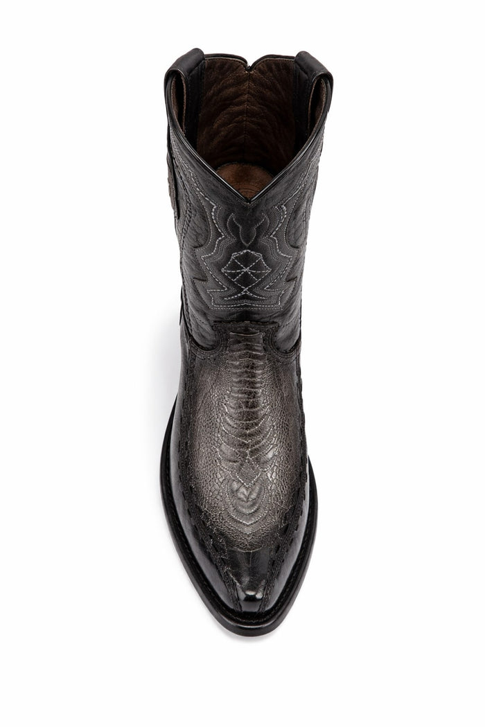Men's Wild West Ostrich Leg with Deer Dubai Toe Boots 279F05