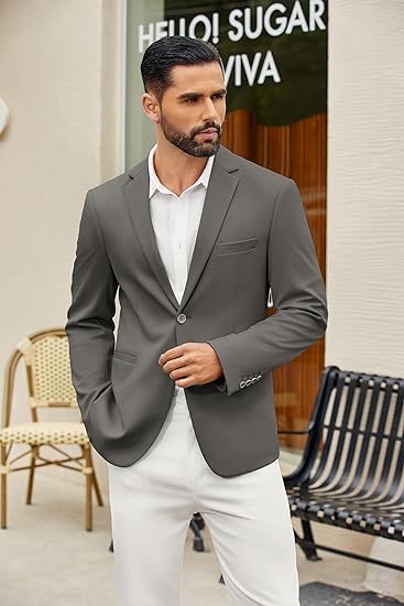 Cheap Blazers For Men - Inexpensive Blazer - Mens Discount Knit Blazer in 20 Colors On Sale