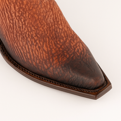 King Exotic Men's Shark Snip Toe Western Boots 39 -1  - from alligatorwarehouse.com