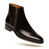 Men's Camilleri Calf/Suede Black Ankle Zip Boot By Mezlan Made In Spain Brand 5   - from alligatorwarehouse.com