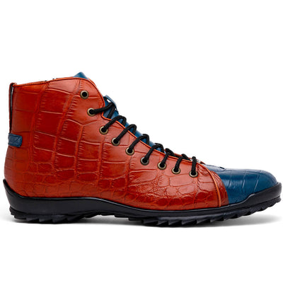Marco_Di_Milano Hermond: Blue Jeans & Honey Leather Shoe