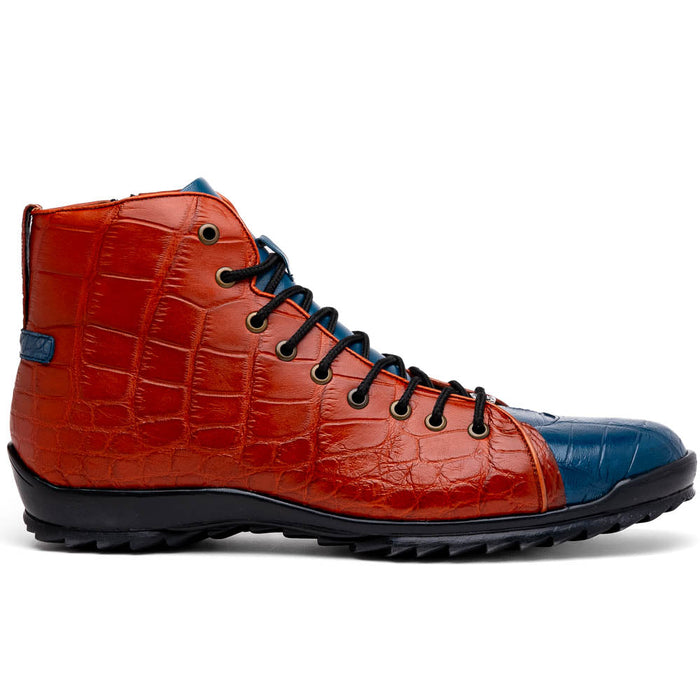 Marco_Di_Milano Hermond: Blue Jeans & Honey Leather Shoe