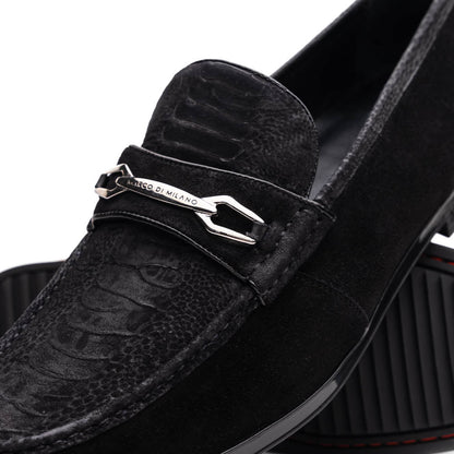 Marco Di Milano Hugo Black Leather Oxford