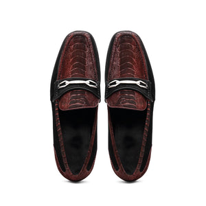 Marco Di Milano Hugo - Wine & Black Leather Oxford