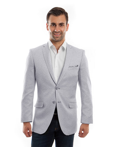 Mens Grey Shiny Sparkle Blazer 1 JT-7731  - from alligatorwarehouse.com