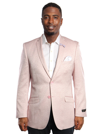Mens Shiny Pink Sparkle Blazer 1 IM-3072  - from alligatorwarehouse.com