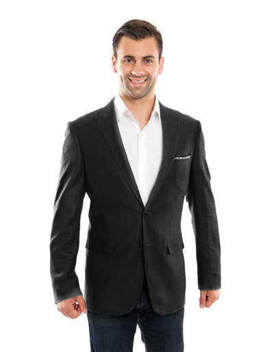 Black Peak Linen Blazer 1 06-0985  - from alligatorwarehouse.com