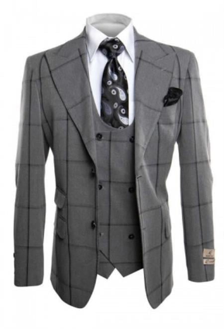Rossi Man Men's Dress Suit – Classic Rossiman Formalwear for Timeless Style 2 SKU#51205  - from alligatorwarehouse.com