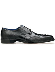 Belvedere Leather Lining Crocodile Boots Black