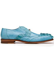 Belvedere Leather Lining Crocodile Boots Summer Blue